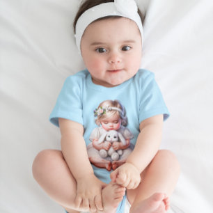 Body Para Bebê Felz pascoa Baby Girl