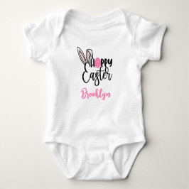 Body Para Bebê Felz pascoa Personalizado Bebê Um Peito De Roupa