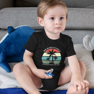 Body Para Bebê Férias de Cute Personalizadas da Reunião da Famíli
