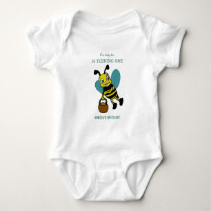 Body Para Bebê Festa de 1º aniversário personalizada primeiro ano