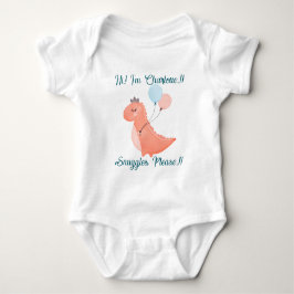 Body Para Bebê Festa de Aniversário do Bebê Dino