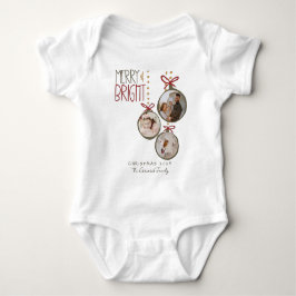 Body Para Bebê Festa de Natal da Família de Fotos 2025 Xmas
