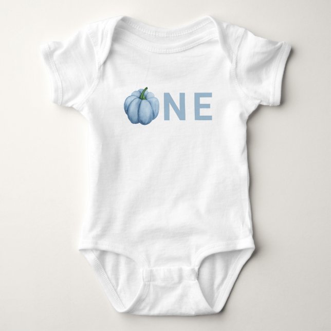 Body Para Bebê Festa de um ano do Pequeno Abóbora  (Frente)