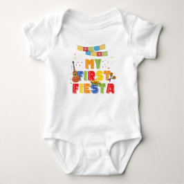 Body Para Bebê Fiesta Birthday One-Piece Bodycase