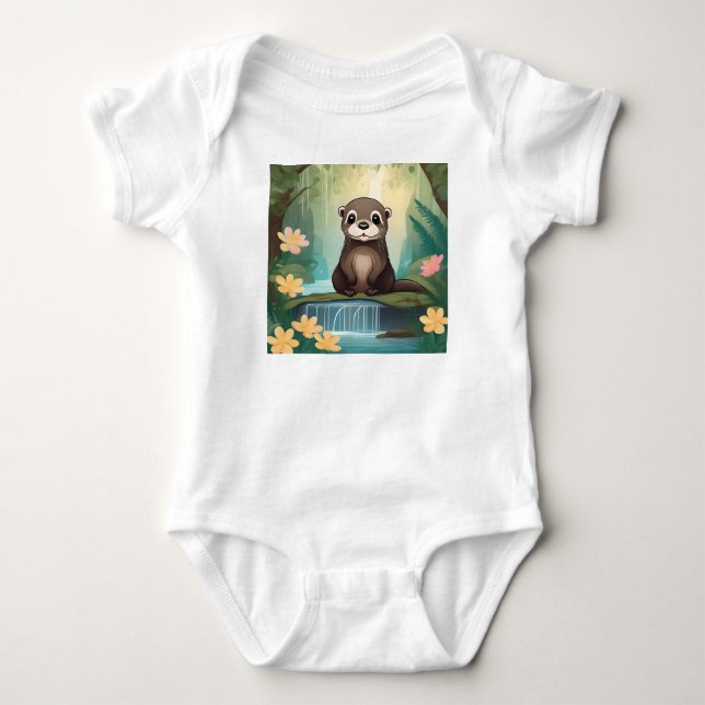 Body Para Bebê Filha De Branca, (Frente)