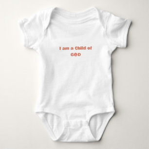 Body Para Bebê FILHO inferior de DEUS de 3 estalos de criança