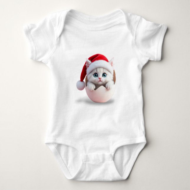 Body Para Bebê Filhote de Natal (Frente)