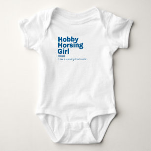 Body Para Bebê Filme Girl - Hobby Horsing