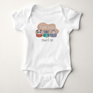 Body Para Bebê Fique calmo e leia