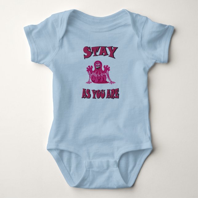 Body Para Bebê Fique como você está (Frente)