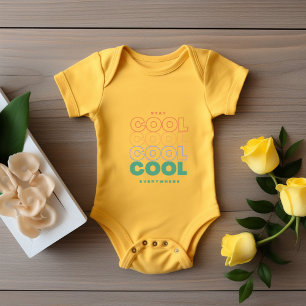 Body Para Bebê Fique Legal em todos os lugares - Design de tendên