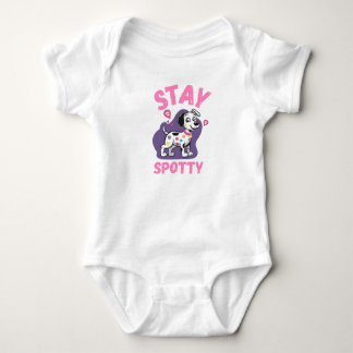 Body Para Bebê Fique Manchado Roupão Unico Dalmatian Bebê Fofo Ca