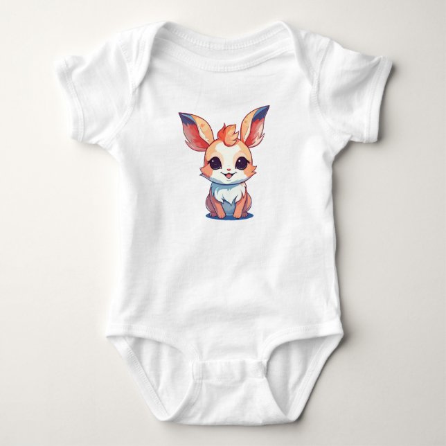 Body Para Bebê Fire Bunny (Frente)