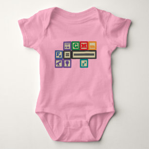 Body Para Bebê Físico do Futuro Bloqueia Bebê Roupa