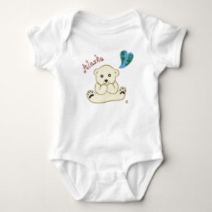 Body Para Bebê Fita-branca para bebê