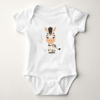 Body Para Bebê Fita-branca-zebra-bébé-bétula