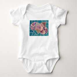 Body Para Bebê Fita de bebê com nautilus