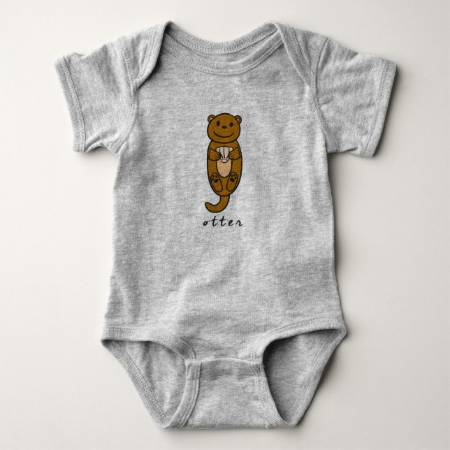 Body Para Bebê Fita de bebê ou Um pedaço (sem base) (Frente)