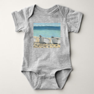 Body Para Bebê Fita de bebê tropical