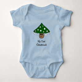 Body Para Bebê Fita de Natal, Casaco de Bebê