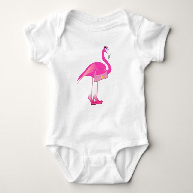 Body Para Bebê Flamingo Baby Gerber Cotfit (Frente)