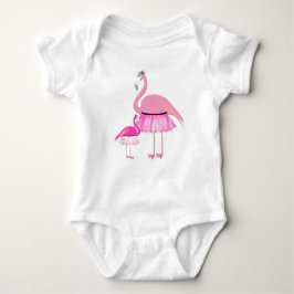 Body Para Bebê Flamingo - Bebê Jersey Bodycase
