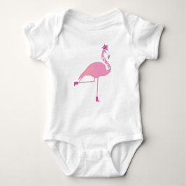 Body Para Bebê Flamingo - Bebê Jersey Bodycase