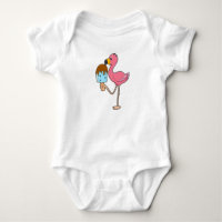 Flamingo com picolé