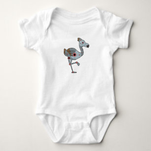 Body Para Bebê Flamingo como Robô