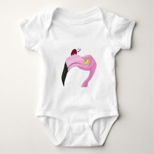 Body Para Bebê Flamingo Rosa bonito