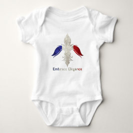 Body Para Bebê Fleur-de-Lis