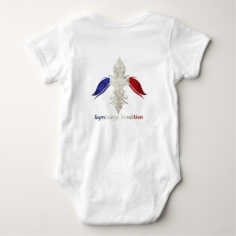 Body Para Bebê Fleur-de-Lis
