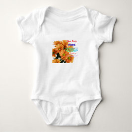Body Para Bebê Flor Cósmica Bonita - Botânica Galáctica Encantado