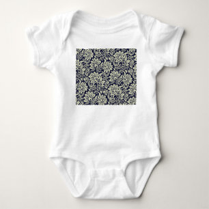 Body Para Bebê Floral Ground Vintage Design