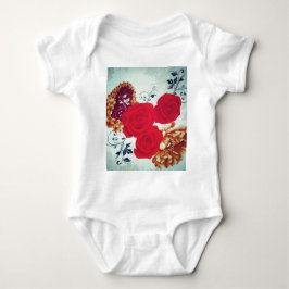 Body Para Bebê Flores Bloqueando