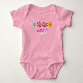 Body Para Bebê 🌼 🌻 🌺 Flores de Batebol Escolhidas