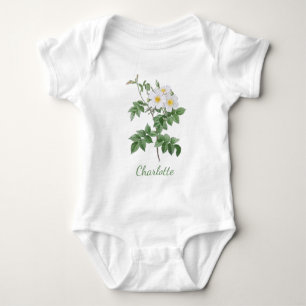BODY PARA BEBÊ FLORES PERSONALIZADOS, BABY-SUIT