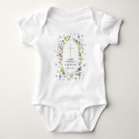 Flores selvagens Baptism Boho Chic