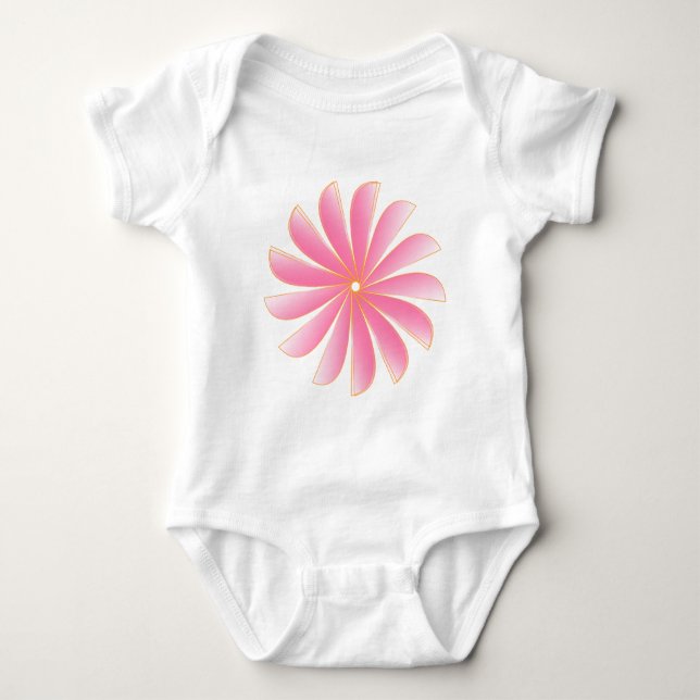 Body Para Bebê Florzinha Selvagem,Body de Bebê (Frente)