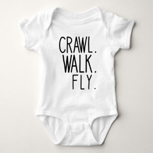 Body Para Bebê Flyer Baby, Crawl Walk Fly