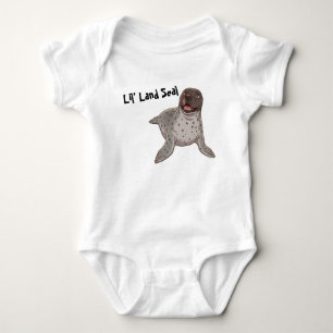 Body Para Bebê Foca Feliz da Terra Pequena