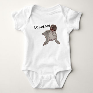 Body Para Bebê Foca Feliz da Terra Pequena