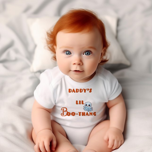 Body Para Bebê Fofa "Boo-Thang do Papai" no Halloween (Criador carregado)