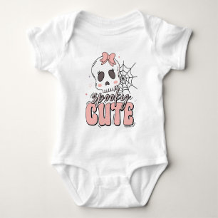 Body Para Bebê Fofa Cute Rosa Nome de Halloween Aniversário