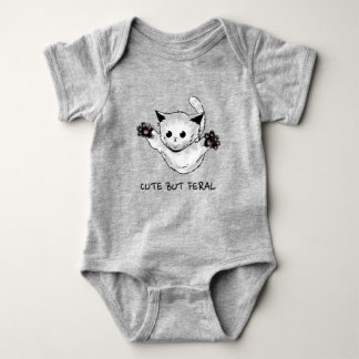 Body Para Bebê Fofo Mas Feroz