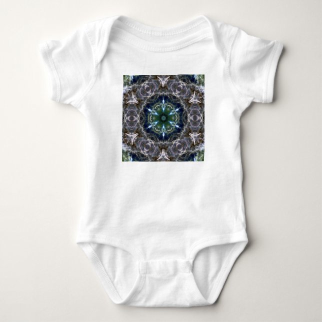 Body Para Bebê Folk Mandala (Frente)
