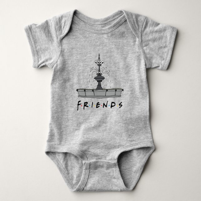 Body Para Bebê Fonte FRIENDS™ (Frente)