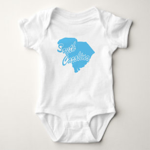 Body Para Bebê Forma Do Estado Da Carolina Do Sul