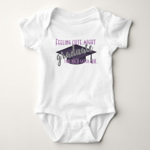 Body Para Bebê "Formando NICU roxo" onsie