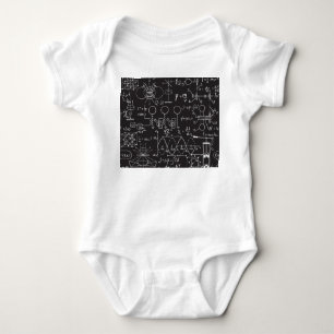 Body Para Bebê Fórmulas Científicas: Padrão de Cálculos do Quadro